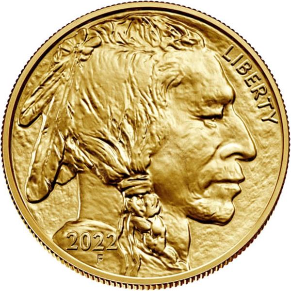 2022 Gold American 1 ozt Buffalo (3-coins)