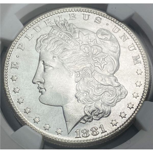 Last Minute! 1881-S Morgan Silver Dollar NGC MS67 CAC