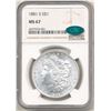 Image 3 : Last Minute! 1881-S Morgan Silver Dollar NGC MS67 CAC