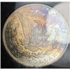Image 1 : Rainbow Tone 1884-CC Morgan Silver Dollar GSA MS63 DMPL