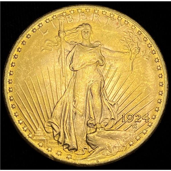 Last Minute! 1924 $20 Saint Gaudens Gold MS65