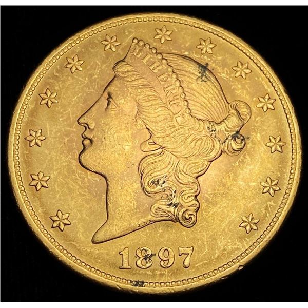 Last Minute! 1897 $20 Gold Liberty MS62