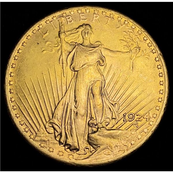 Last Minute! 1924 $20 Saint Gaudens Gold MS64