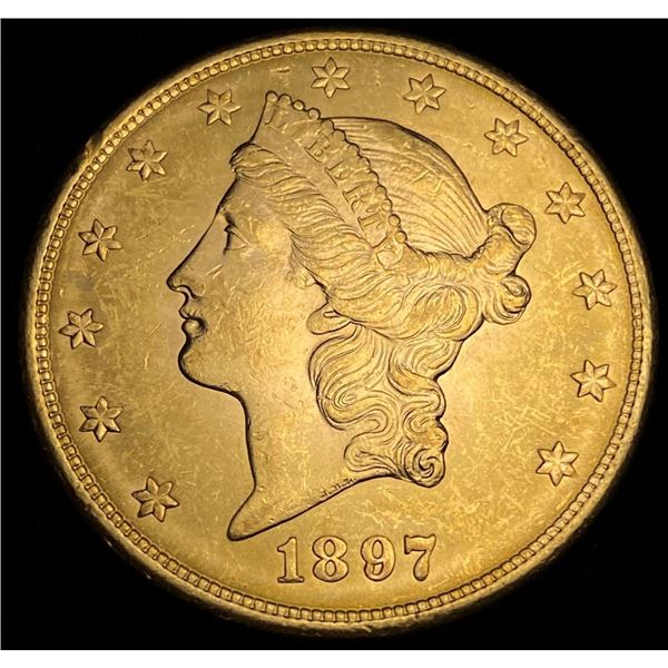 Last Minute! 1897-S $20 Gold Liberty MS62