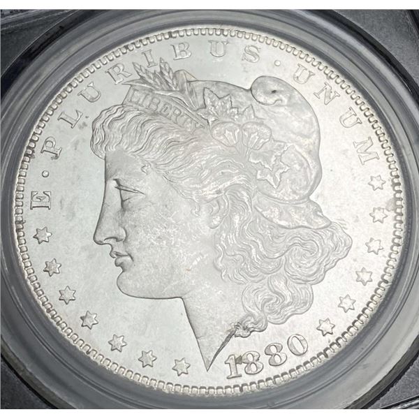 1880-S Morgan Silver Dollar PCGS MS64