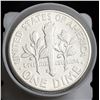 Image 3 : Roll (50-coins) MINT CONDITION! 1964-D Roosevelt Dimes 90% Silver