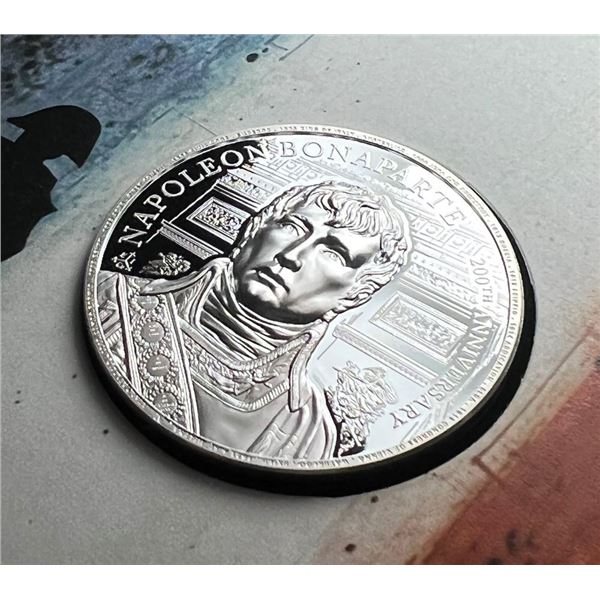 2021 Napoleon Silver 1 ozt St. Helena High Relief