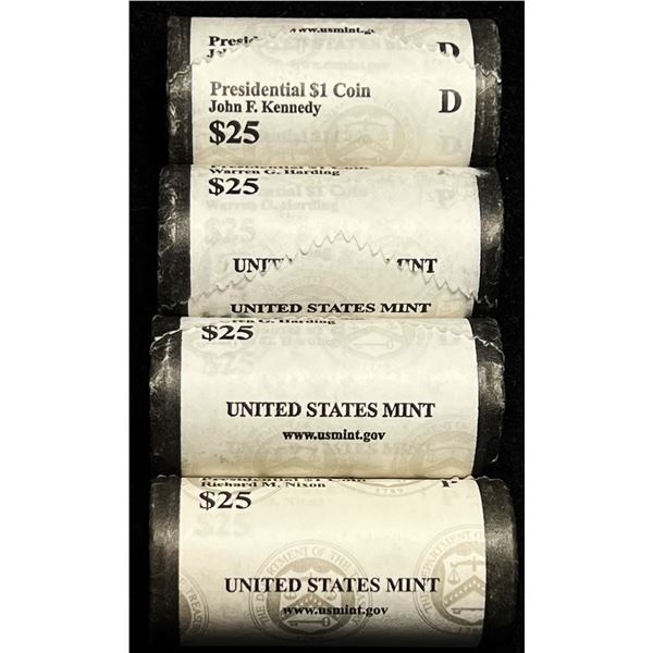 (4) Rolls U.S Mint Golden Dollars (100)