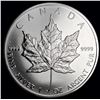 Image 4 : (1) Roll 2009 Canada $5 Maple Leaf .9999 Silver 1 ozt (25-Coins)
