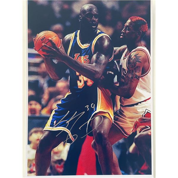 LA Lakers Shaquille O'Neal signed photo