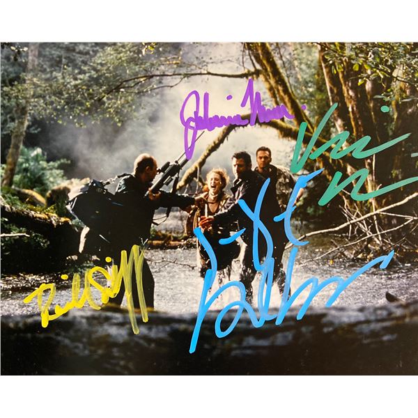 The Lost World: Jurassic Park cast signed movie photo