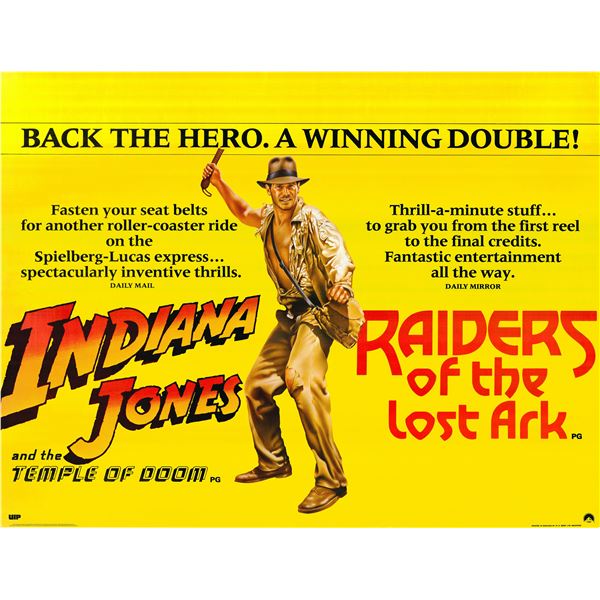 Raiders of the Lost Ark 1981 original vintage one sheet poster