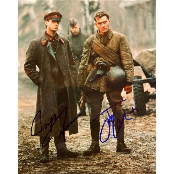 Enemy at the Gates Jude Law and Joseph Fiennes signed movie photo