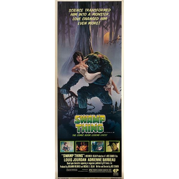Swamp Thing 1982 original vintage insert card