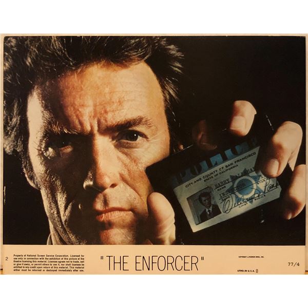 The Enforcer 1951 original vintage lobby card