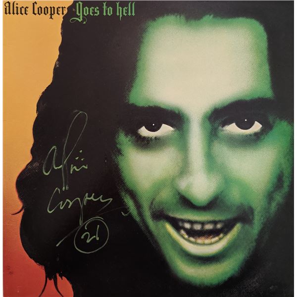 Alice Cooper Goes To Hell Signed Album