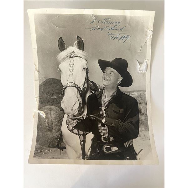 Hopalong Cassidy Bill Boyd signed photo