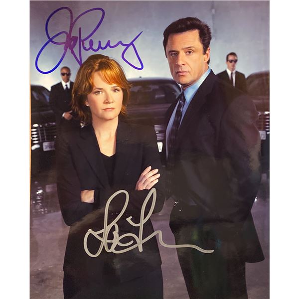 Jane Doe Joe Penny and Lea Thompson signed photo