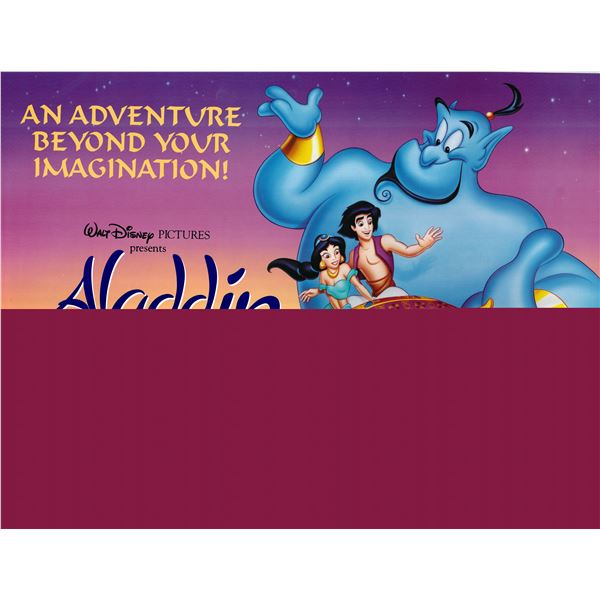 Aladdin 1992 original one sheet poster