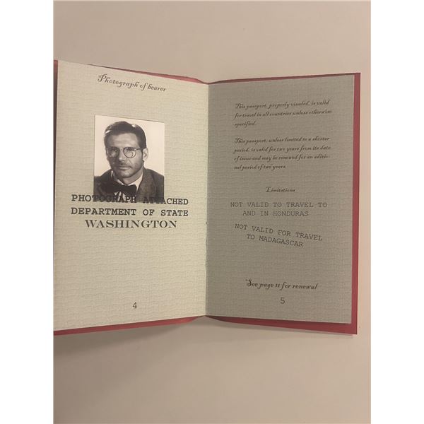 Indiana Jones passport prop