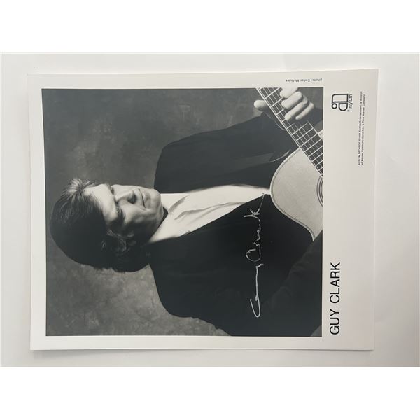 Guy Clark signed photo