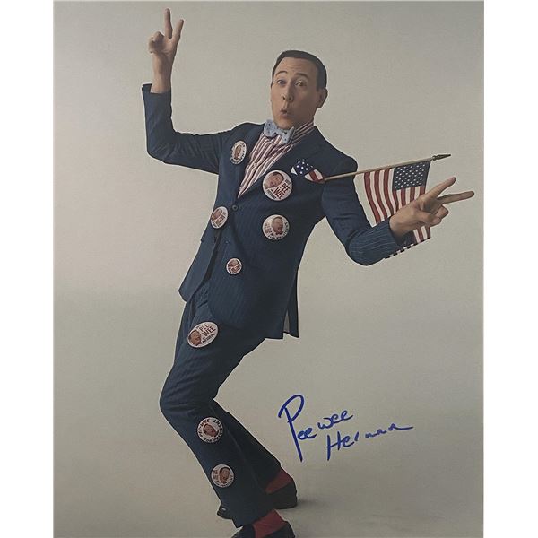Paul Reubens "Pee-wee Herman" signed photo