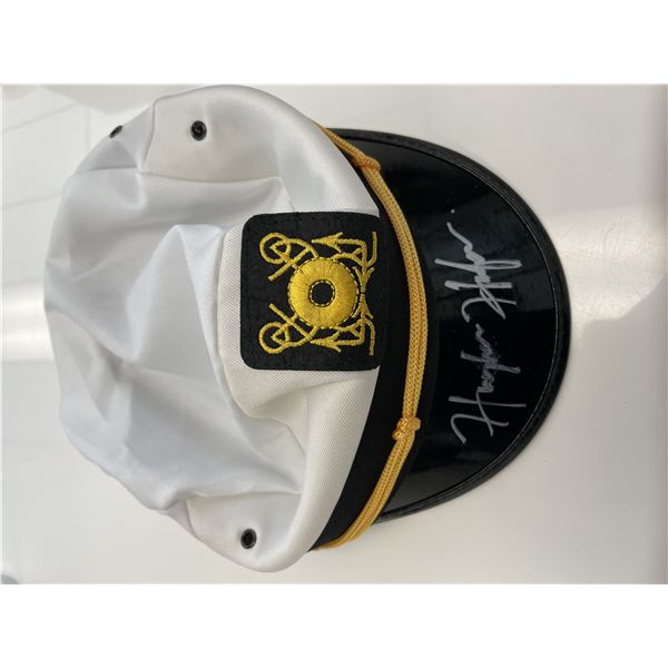 Hugh Hefner signed Playboy Captain's Hat