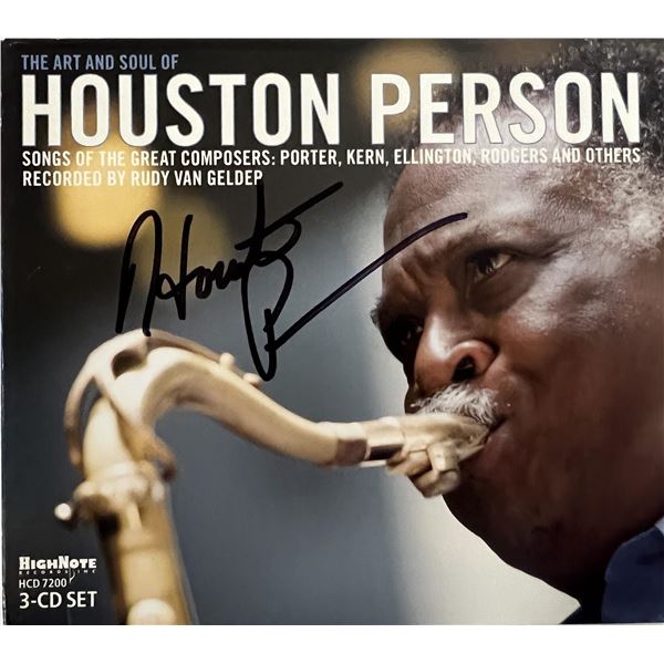 Houston Person Art & Soul Of signed CD