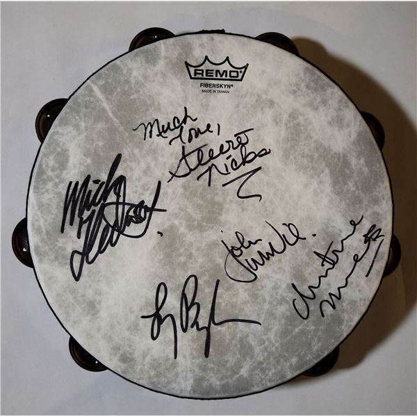 Fleetwood Mac signed tambourine