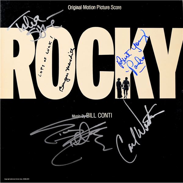 Rocky signed soundtrack album