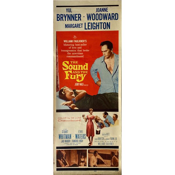 The Sound and the Fury 1958 original vintage insert card