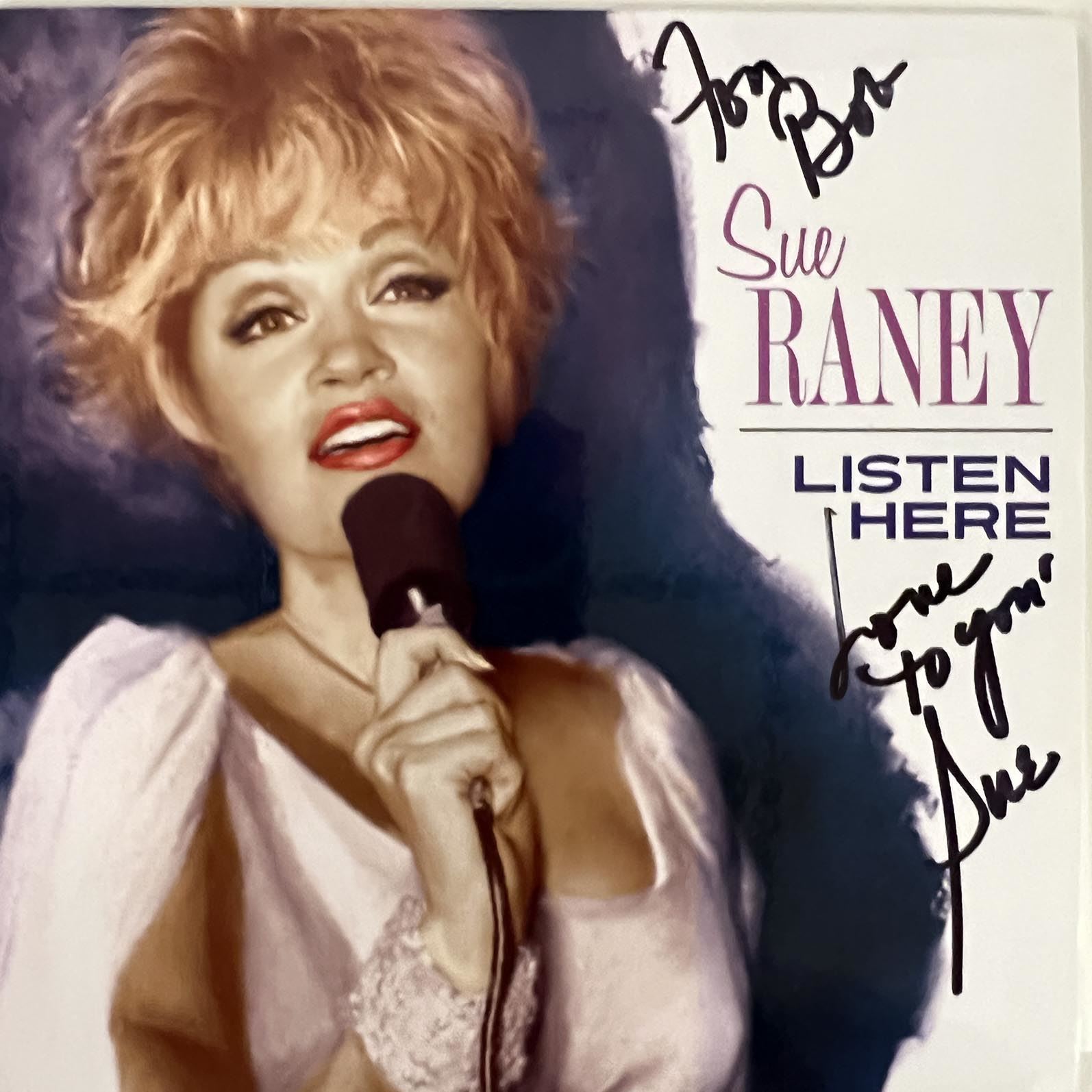 Shirley Raney Sue Raney Listen Here signed CD
