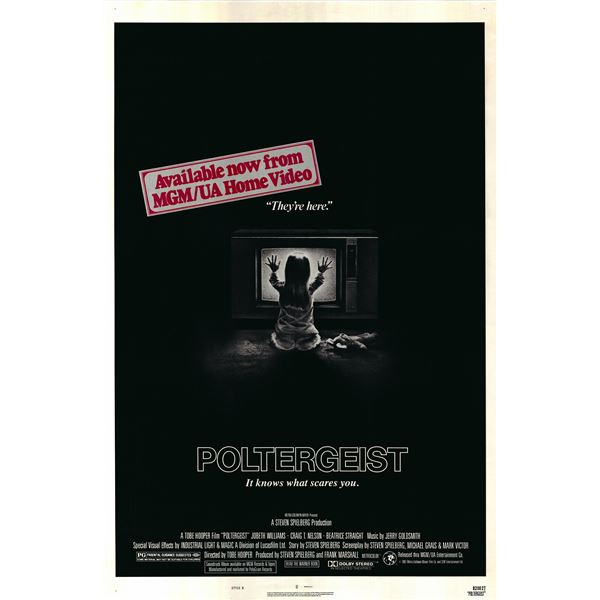 Poltergeist 1982 original vintage one sheet poster