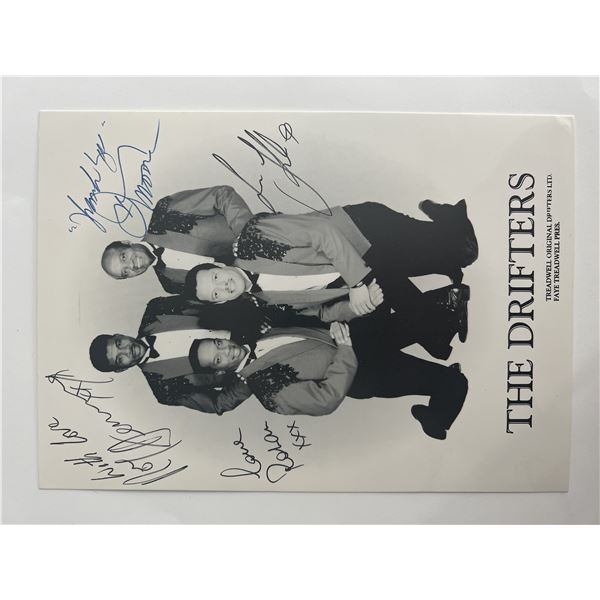 The Drifters signed photo