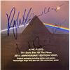 Image 1 : Pink Floyd Dark Side of the Moon band signed Record Insert Sticker