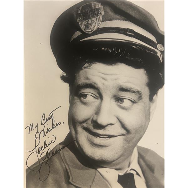 The Honeymooners Jackie Gleason signed photo