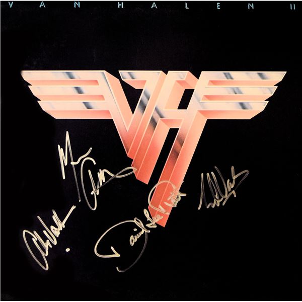 Van Halen signed Van Halen II album