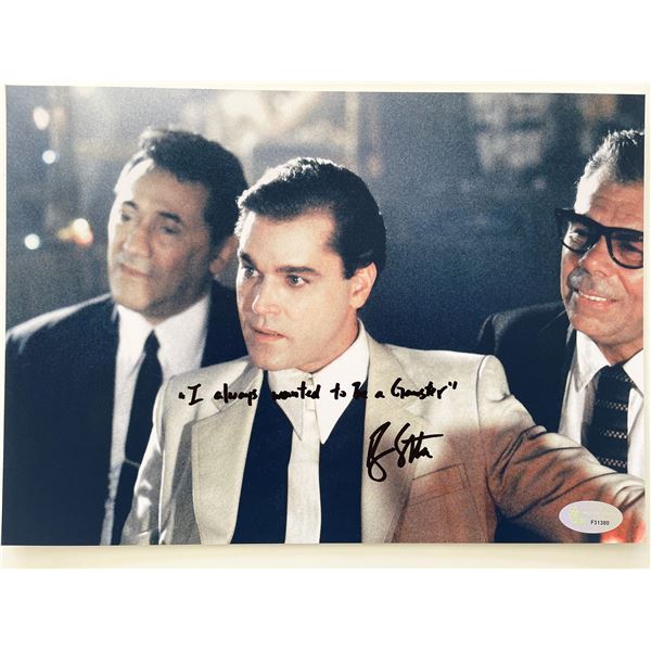 Goodfellas Ray Liotta signed movie photo