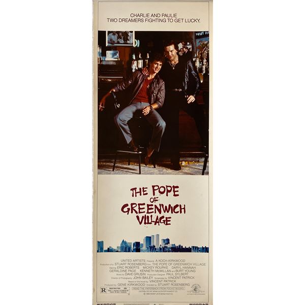 The Pope of Greenwich Village 1984 original vintage insert card