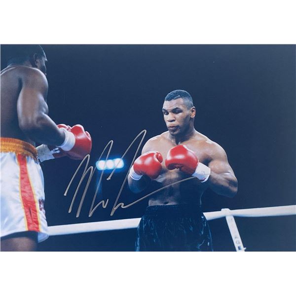 Mike Tyson signed photo