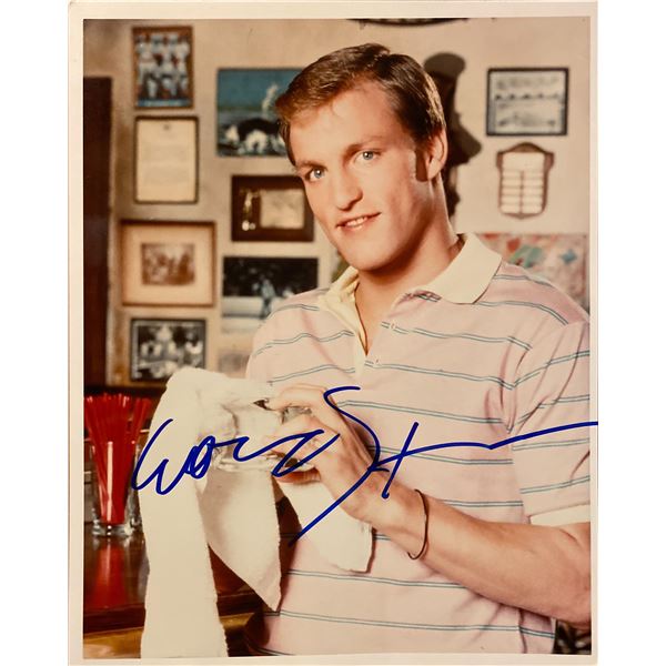 Cheers Woody Harrelson signed photo