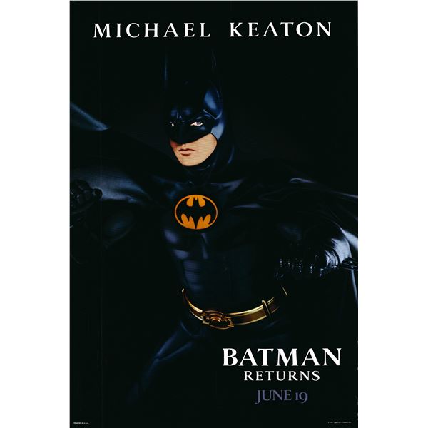 Batman Returns 1992 original movie poster