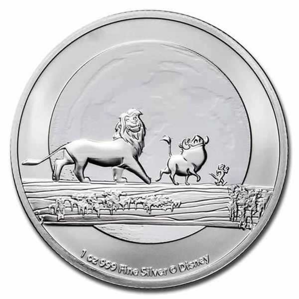 2021 $2 Disney Lion King Silver Niue Coin