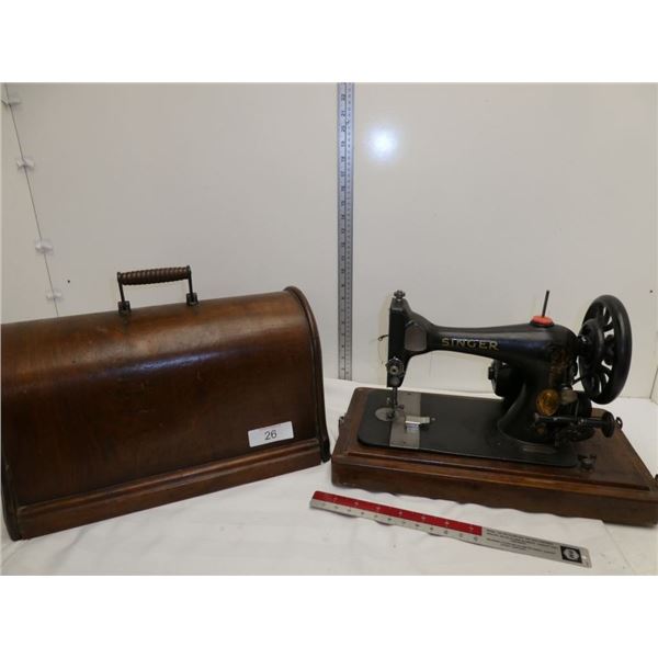 Singer "Tombstone" sewing machine, nice condition