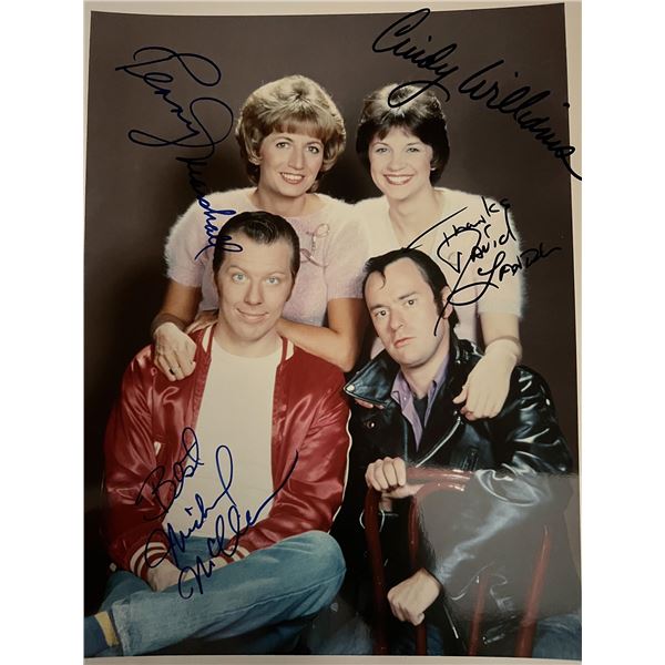 Laverne & Shirley cast signed photo