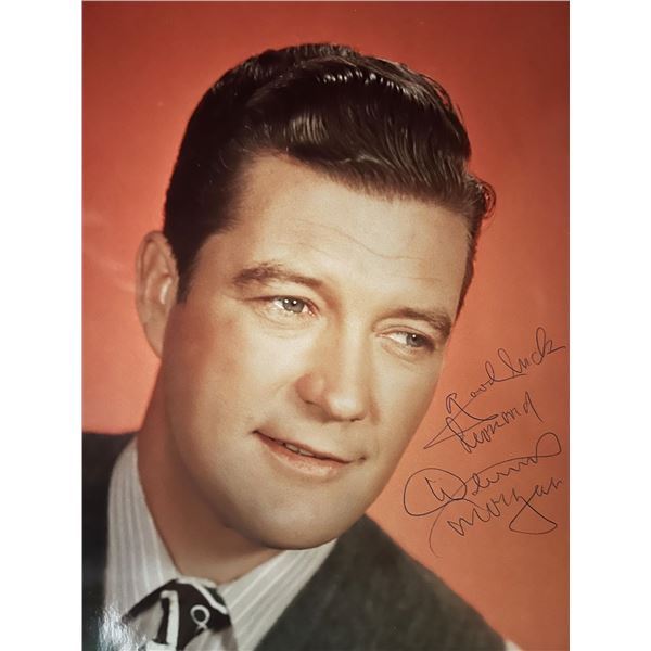 Dennis Morgan signed photo