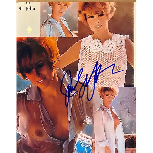 Jill St. John signed photo collage
