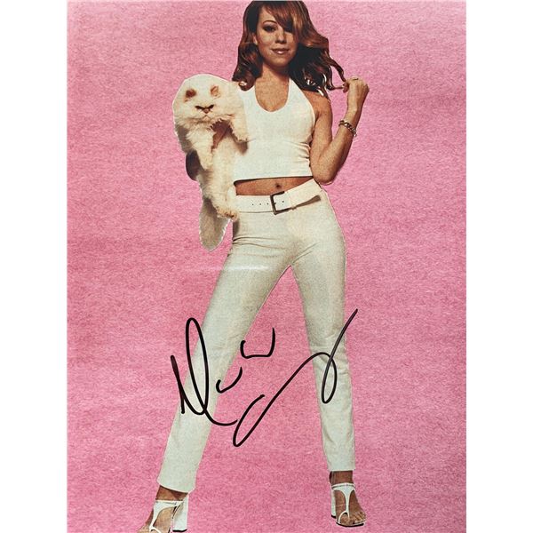 Maria Carey signed photo