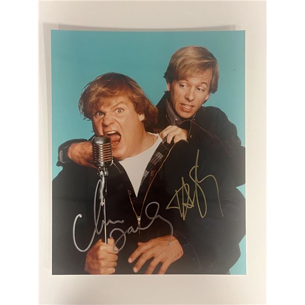 Chris Farley/David Spade signed photo