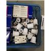 Image 2 : TRAY OF GROUND FAULT CIRCUIT INTERRUPTER DUPLEX RECEPTACLES AND LAMPHOLDER ADAPTERS